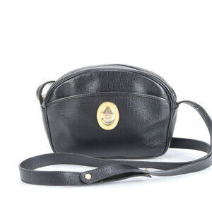 Christian Dior logo leather shoulder bag crossbody tote